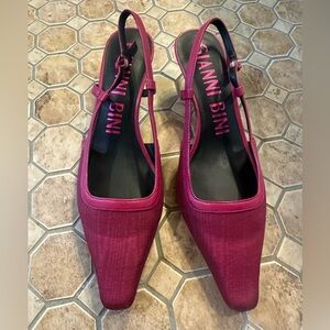Gianni Bini Women's Pink Slingback Shoes